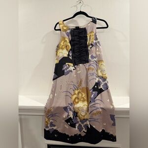 Anthro Leifsdottir silk blend dress size 8. Euc